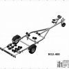 RG2/400 SWING 600 kg GVW, for boats up to 4.5m