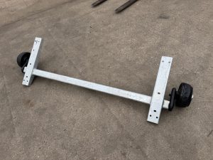 Axle -1500kg Bramber drawings and dimensions Waterproof Bearings 1510MBC - 4x5.5 PCD  2025mm