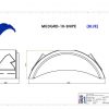 Silver Bramber 10" Mudguard 670mm