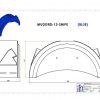 Silver Bramber 13" Mudguard 750mm