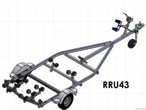 Rapide roller trailer RU43 Gross weight 750 kg 4.3 m