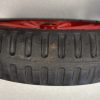 Puncture Proof trolley wheel 395x90-8  26mm red plastic rim