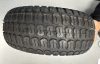 Wide trolley wheel with 35mm bore (supplied with bushes that reduce bore to 26mm)