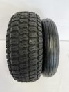 Wide trolley wheel with 35mm bore (supplied with bushes that reduce bore to 26mm)