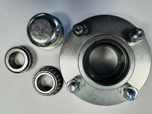 COMPLETE HUB 1" TAPER ROLLER 4x4" PCD