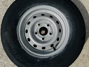 175 X 13 WHEEL AND TYRE 8PLY 5X112PCD 730KG